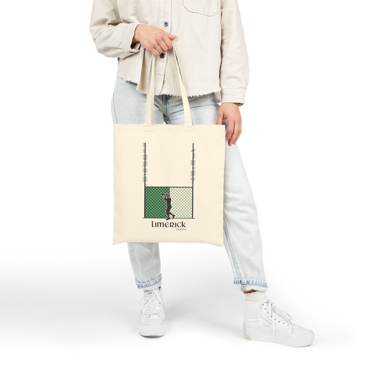 County Limerick Ogham Hurling Tote Bag | Irish Hurling | Ogham Language