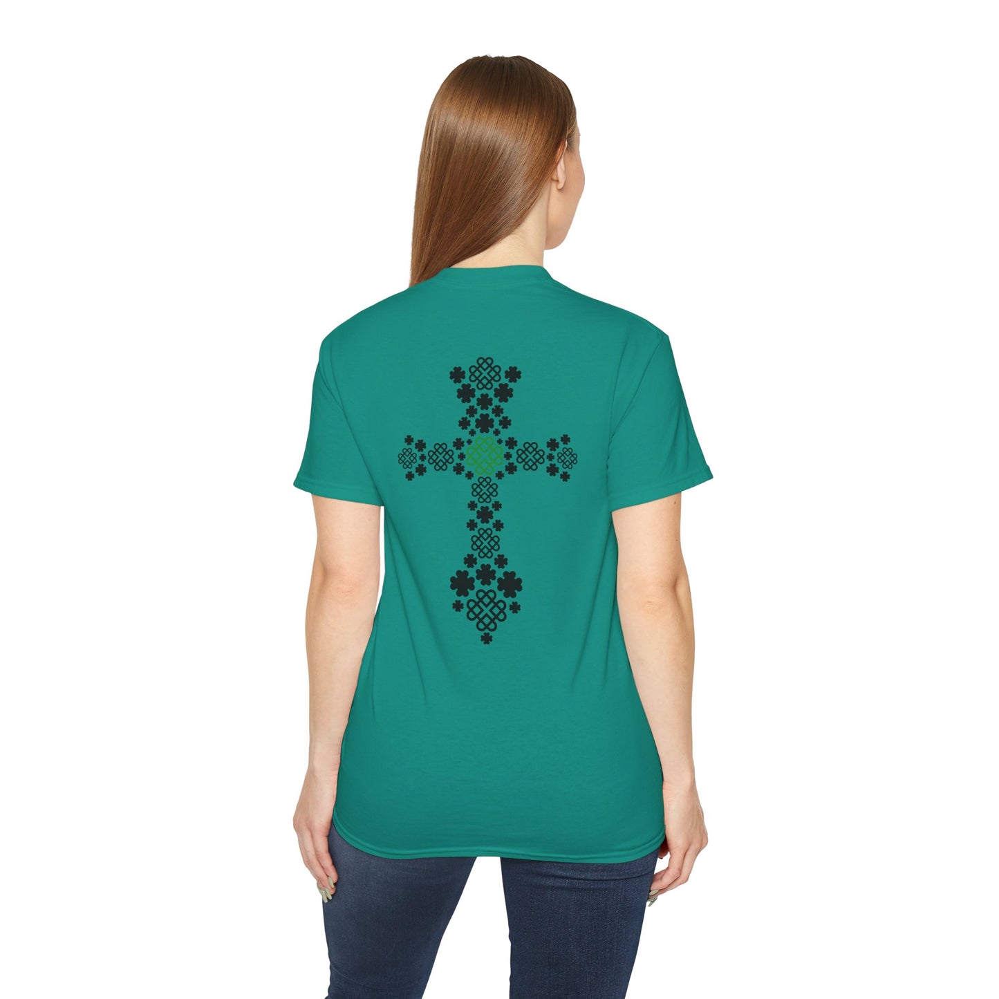 Unisex Shamrock Cross T Shirt