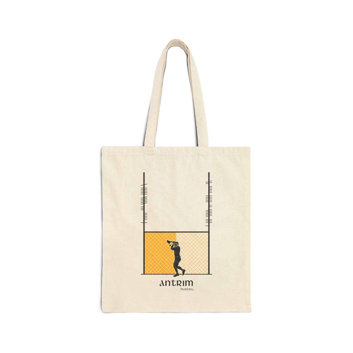 County Antrim Ogham Hurling Tote Bag | Irish Hurling | Ogham Language