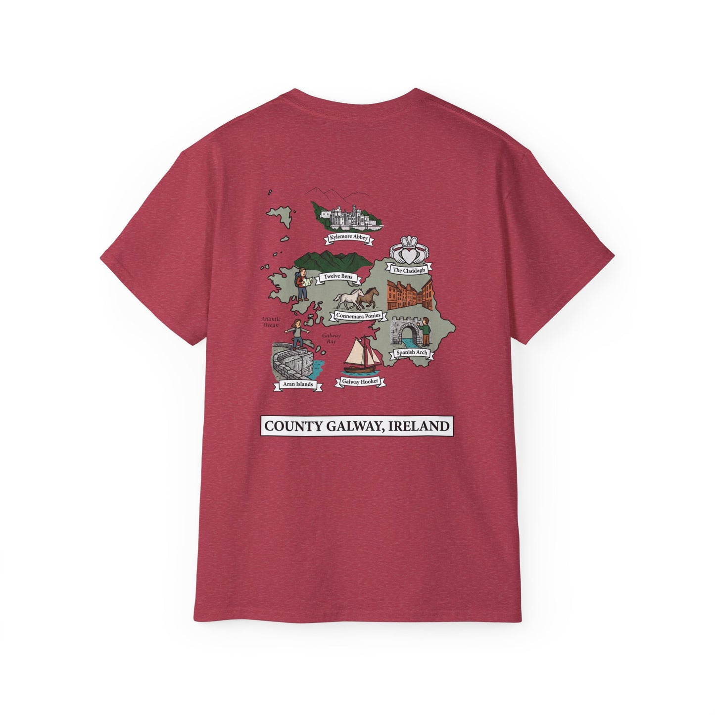 Unisex County Galway Landmark T Shirt