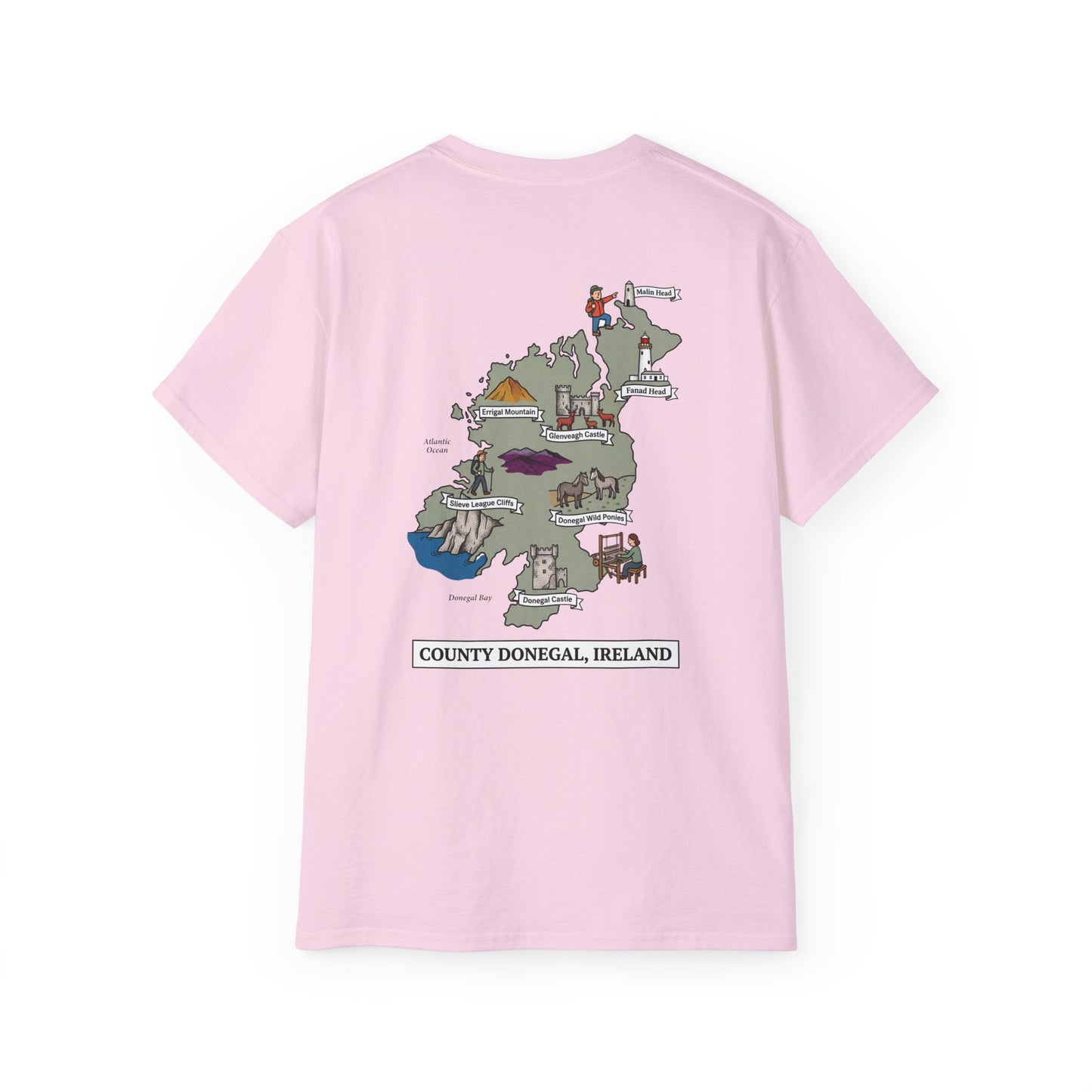 Unisex County Donegal Landmark T Shirt