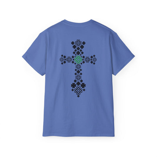 Unisex Shamrock Cross T Shirt