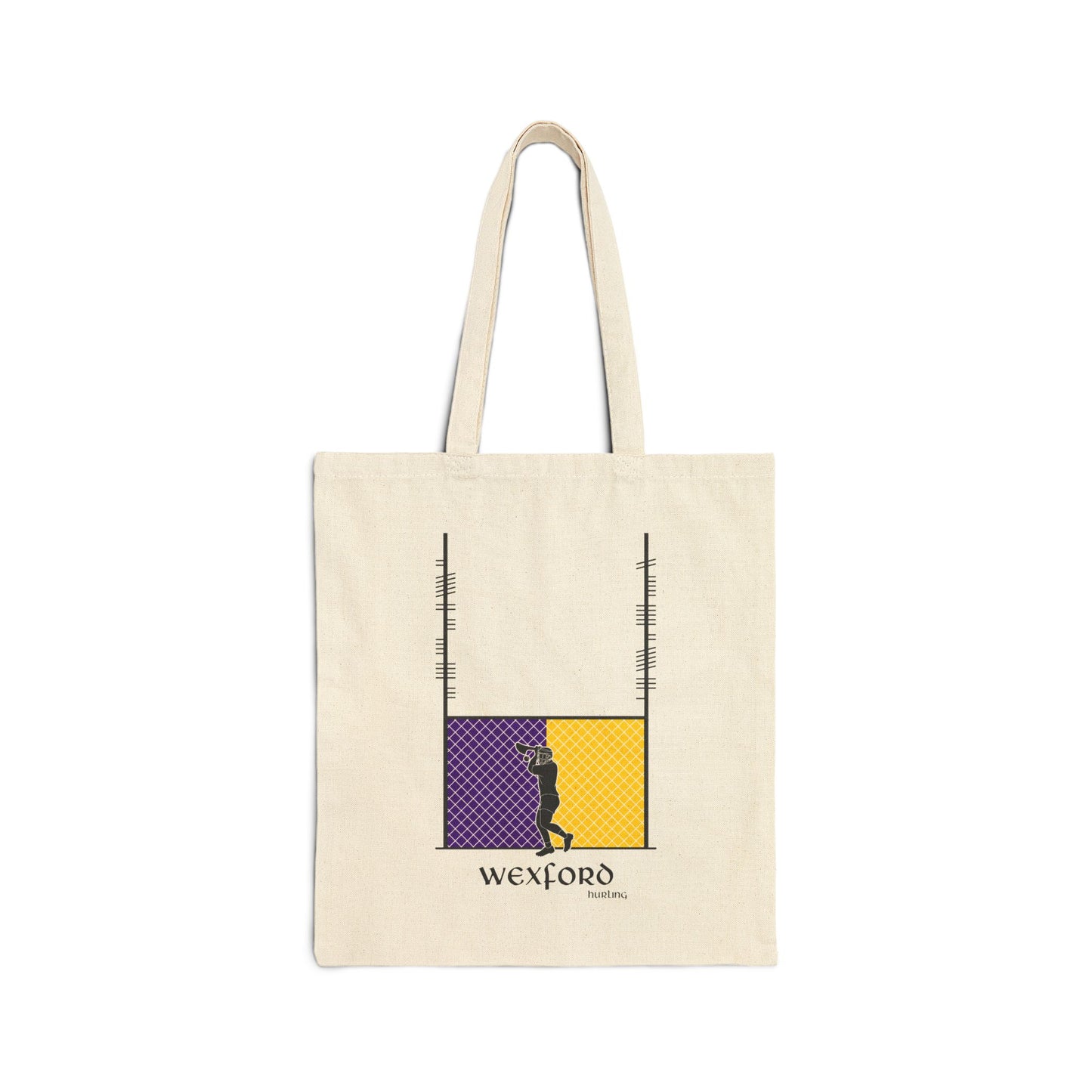 County Wexford Ogham Hurling Tote Bag | Irish Hurling | Ogham Language