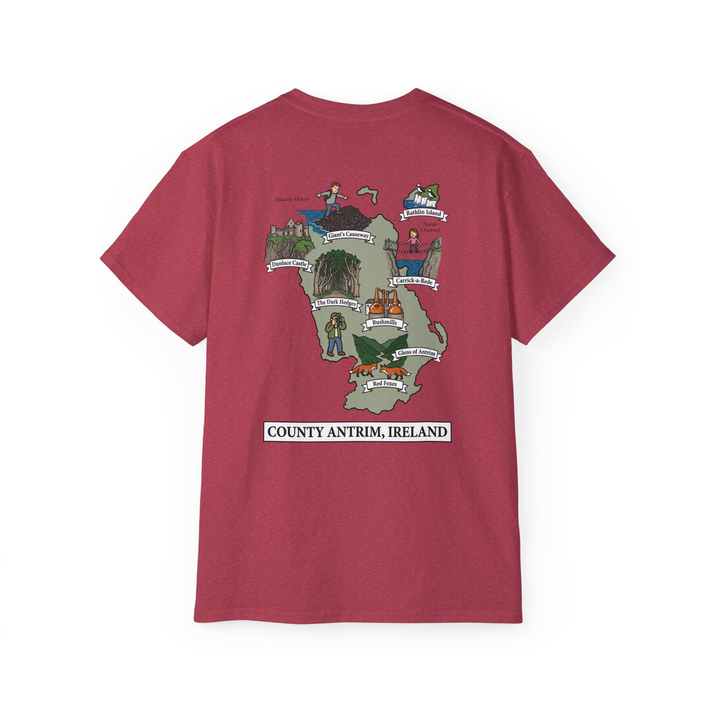 Unisex County Antrim Landmark T Shirt