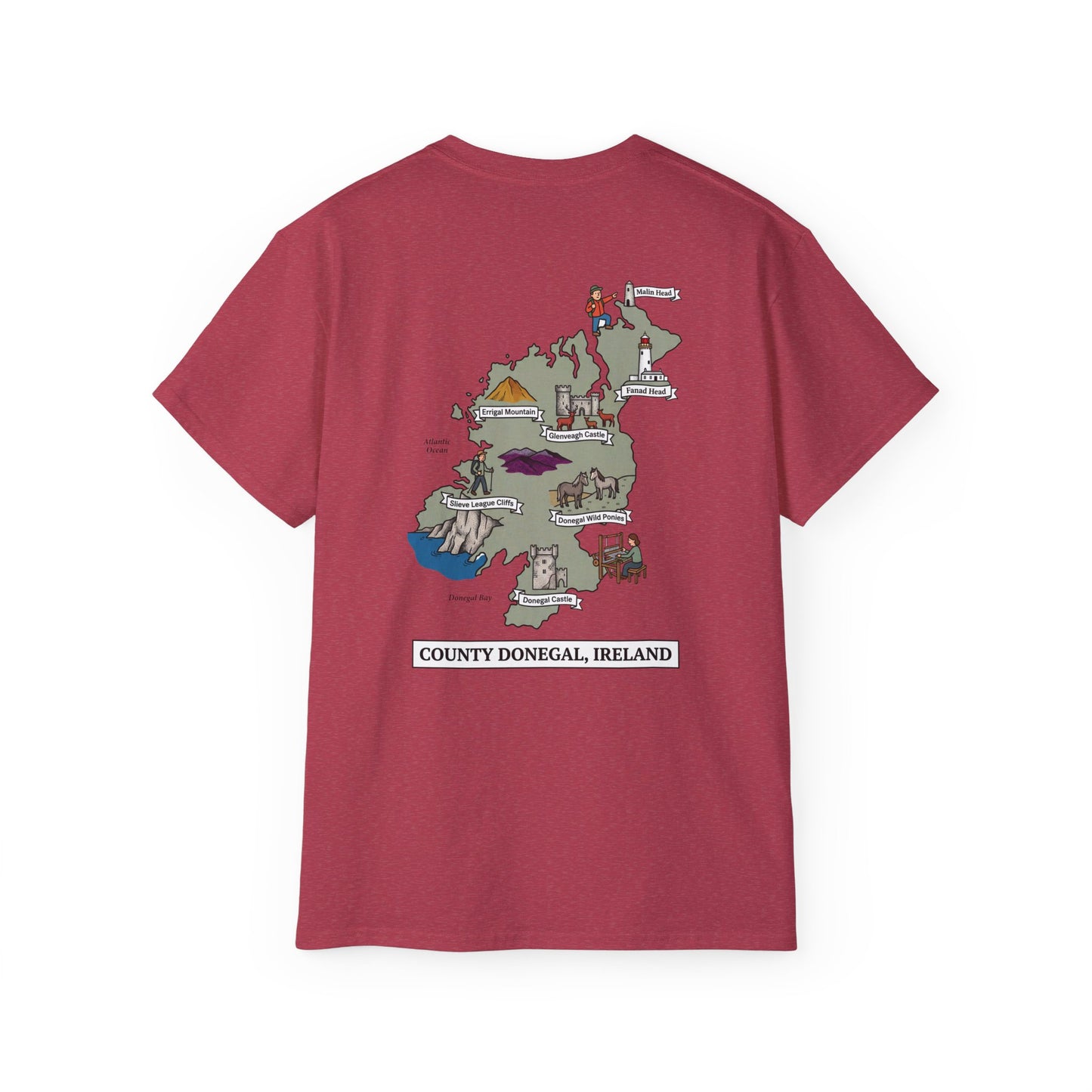 Unisex County Donegal Landmark T Shirt