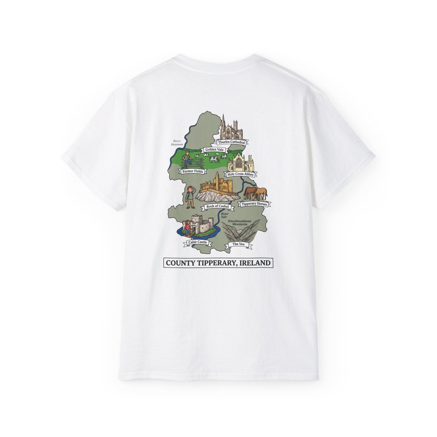 Unisex County Tipperary Landmark T Shirt