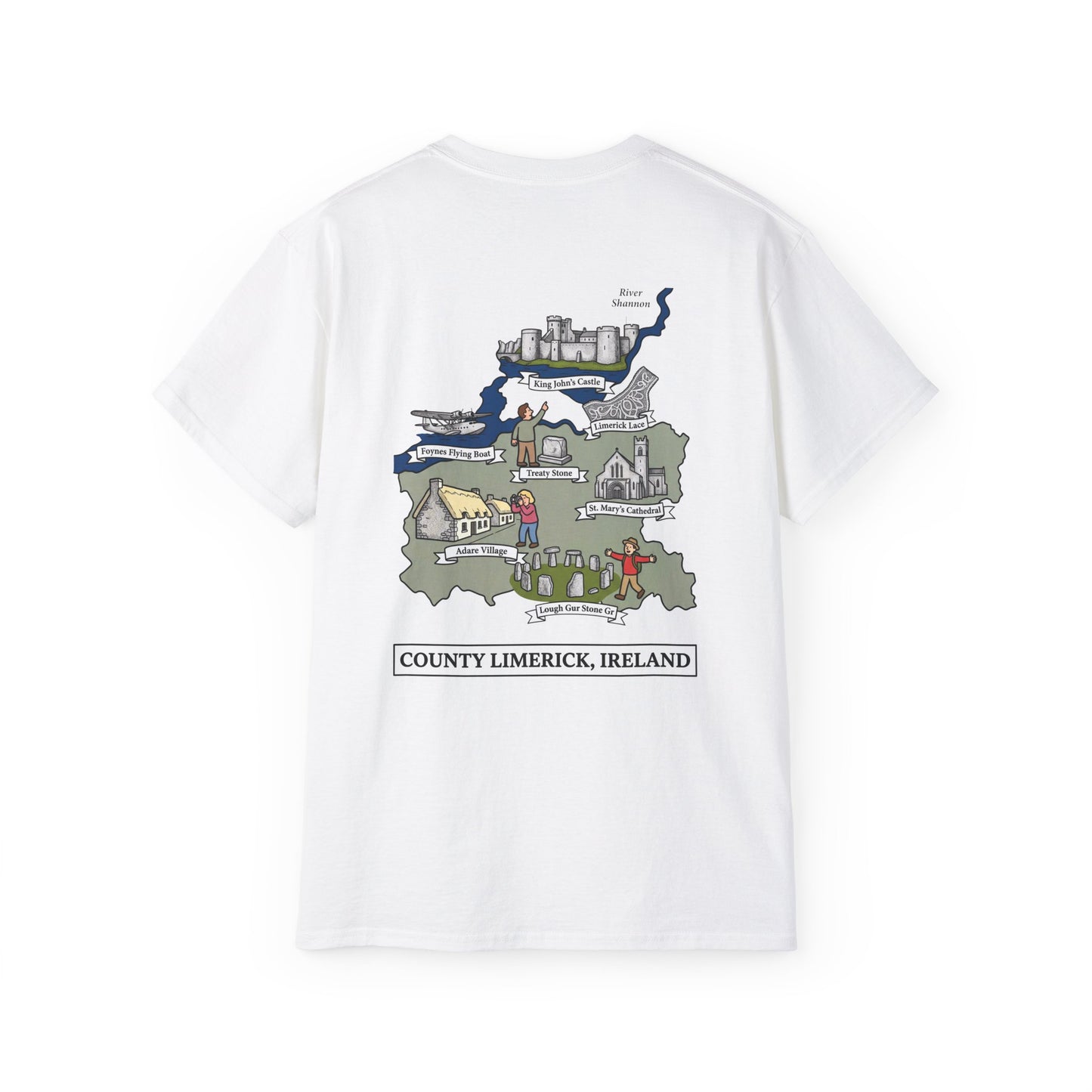 Unisex County Limerick Landmark T Shirt