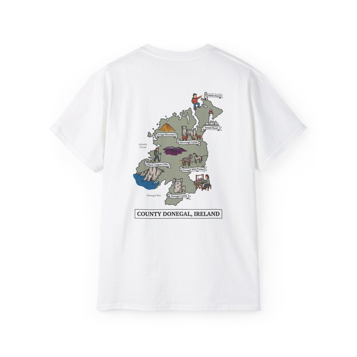Unisex County Donegal Landmark T Shirt