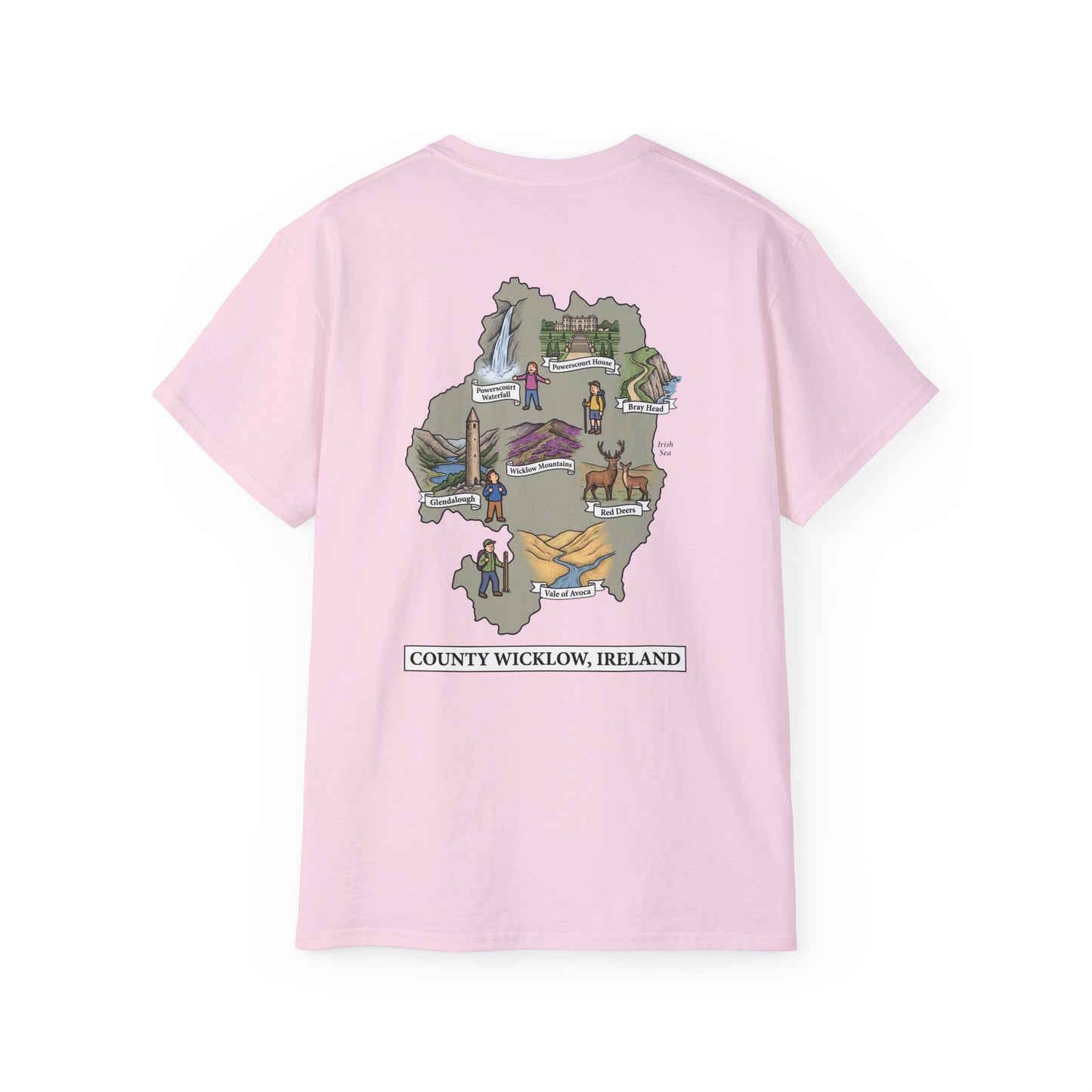 Unisex County Wicklow Landmark T Shirt