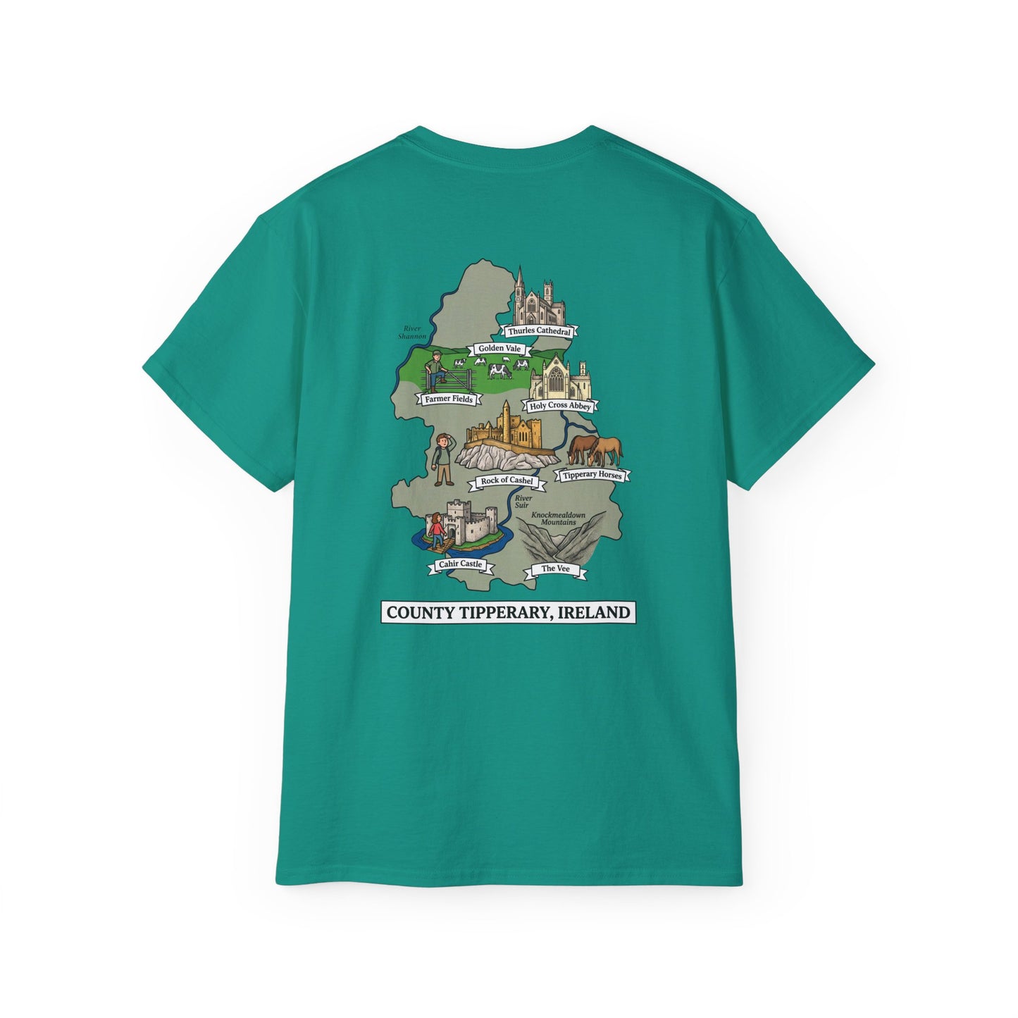 Unisex County Tipperary Landmark T Shirt