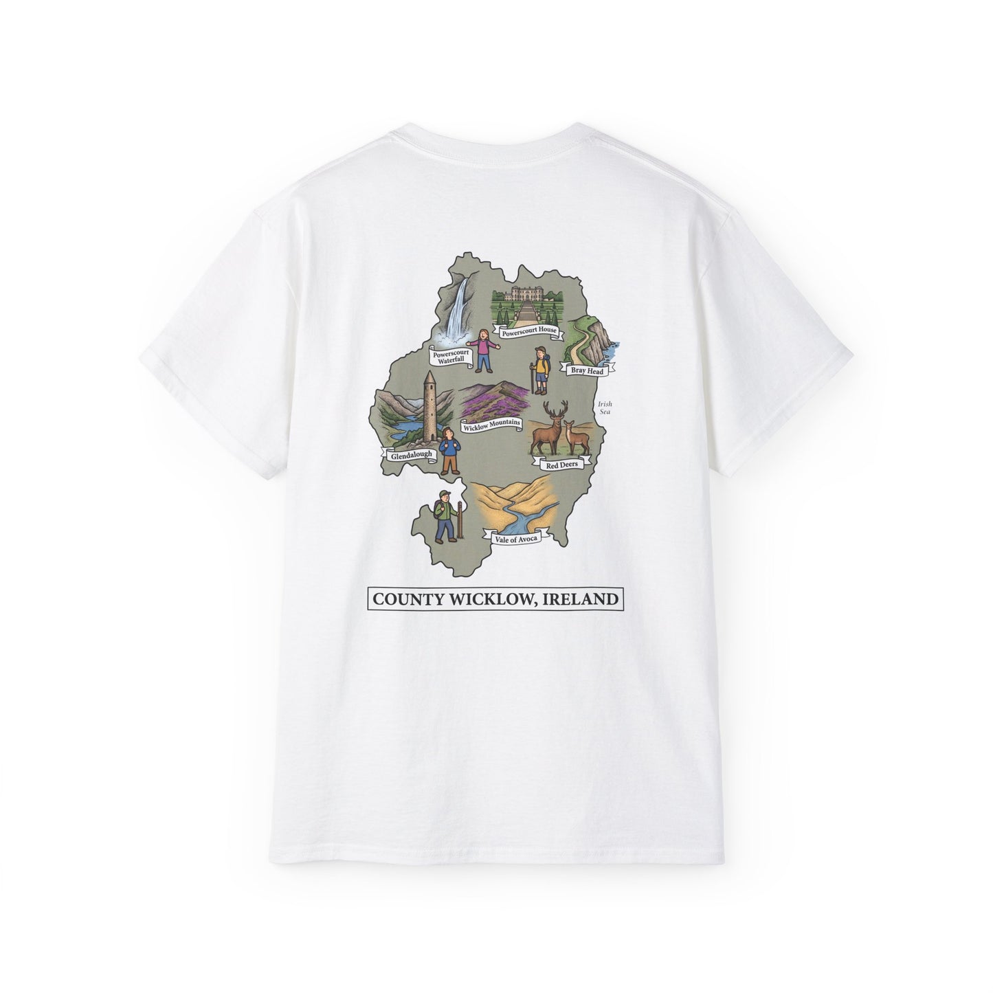 Unisex County Wicklow Landmark T Shirt