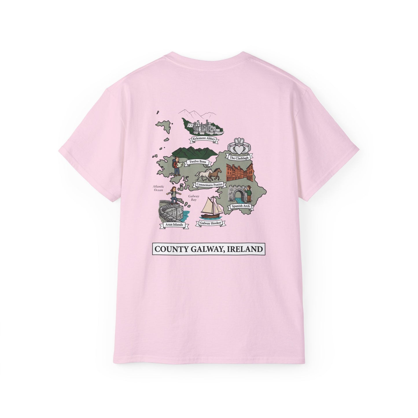 Unisex County Galway Landmark T Shirt