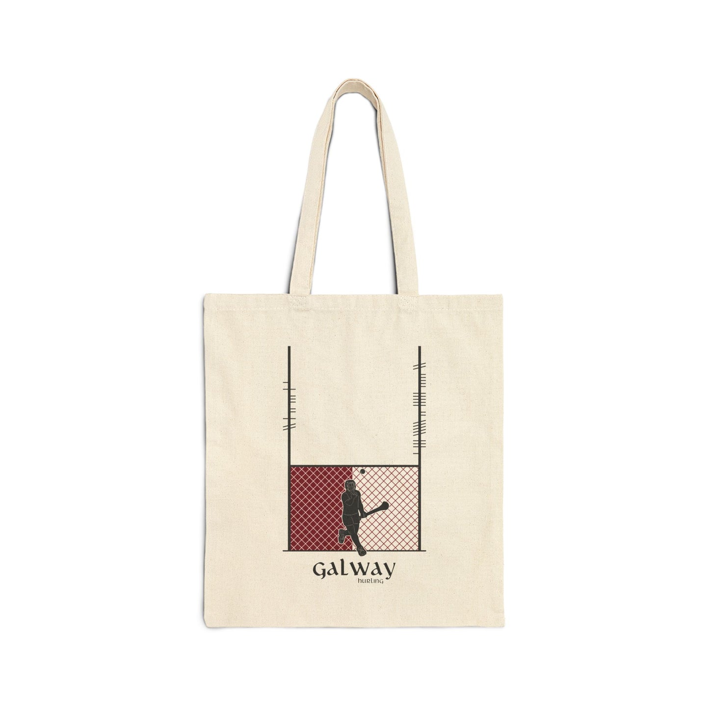 County Galway Ogham Hurling Tote Bag | Irish Hurling | Ogham Language