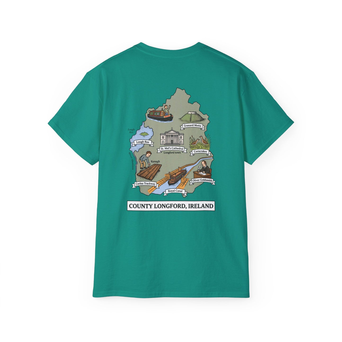 Unisex County Longford Landmark T Shirt