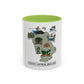 County Antrim Ireland map mug | Accent Coffee Mug