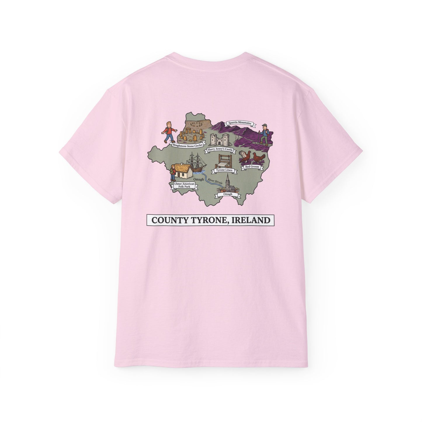 Unisex County Tyrone Landmark T Shirt