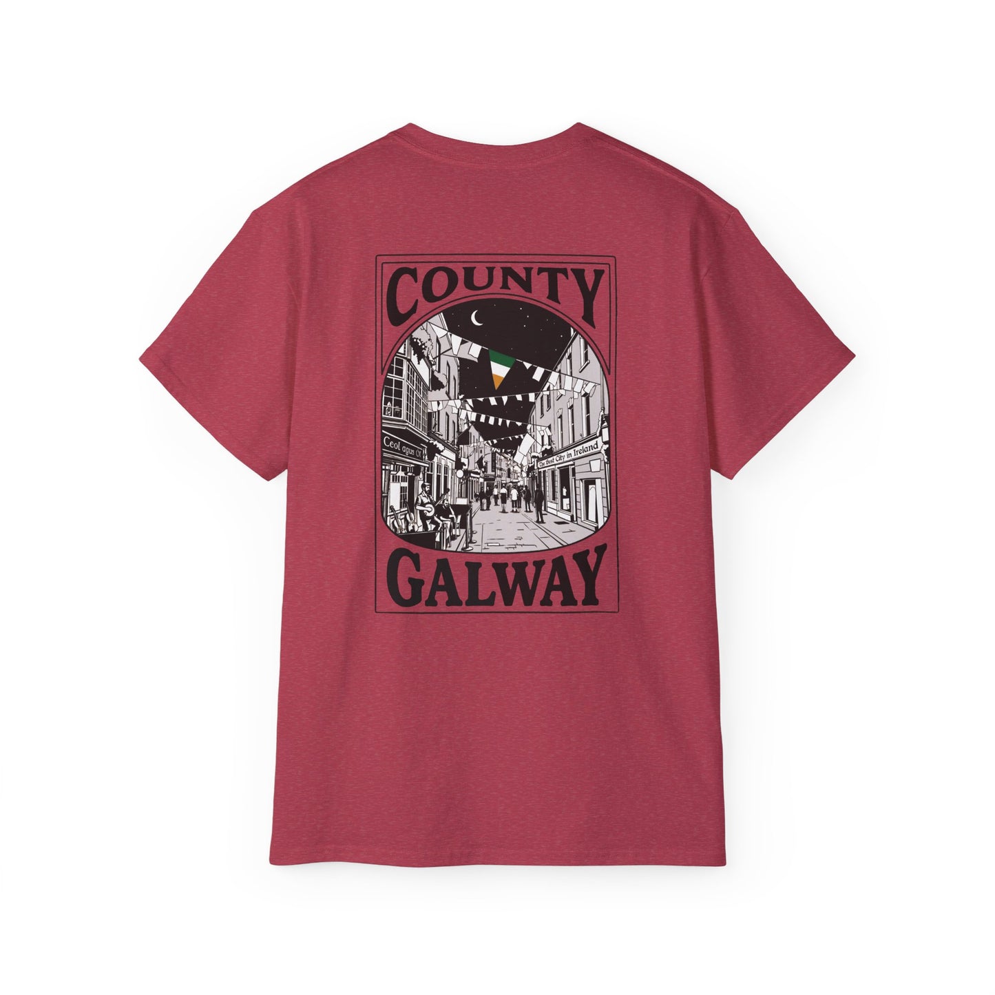 Unisex County Galway Quay Street T Shirt