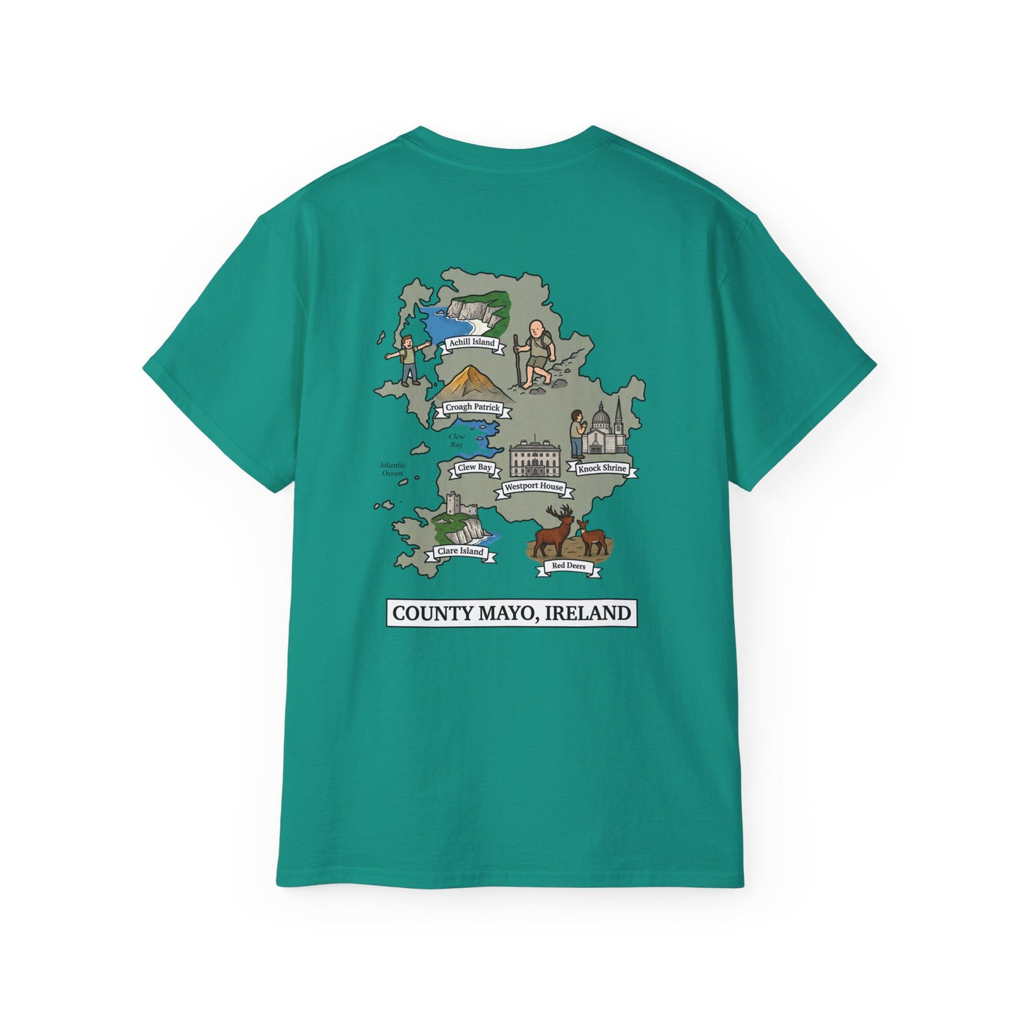 Unisex County Mayo Landmark T Shirt