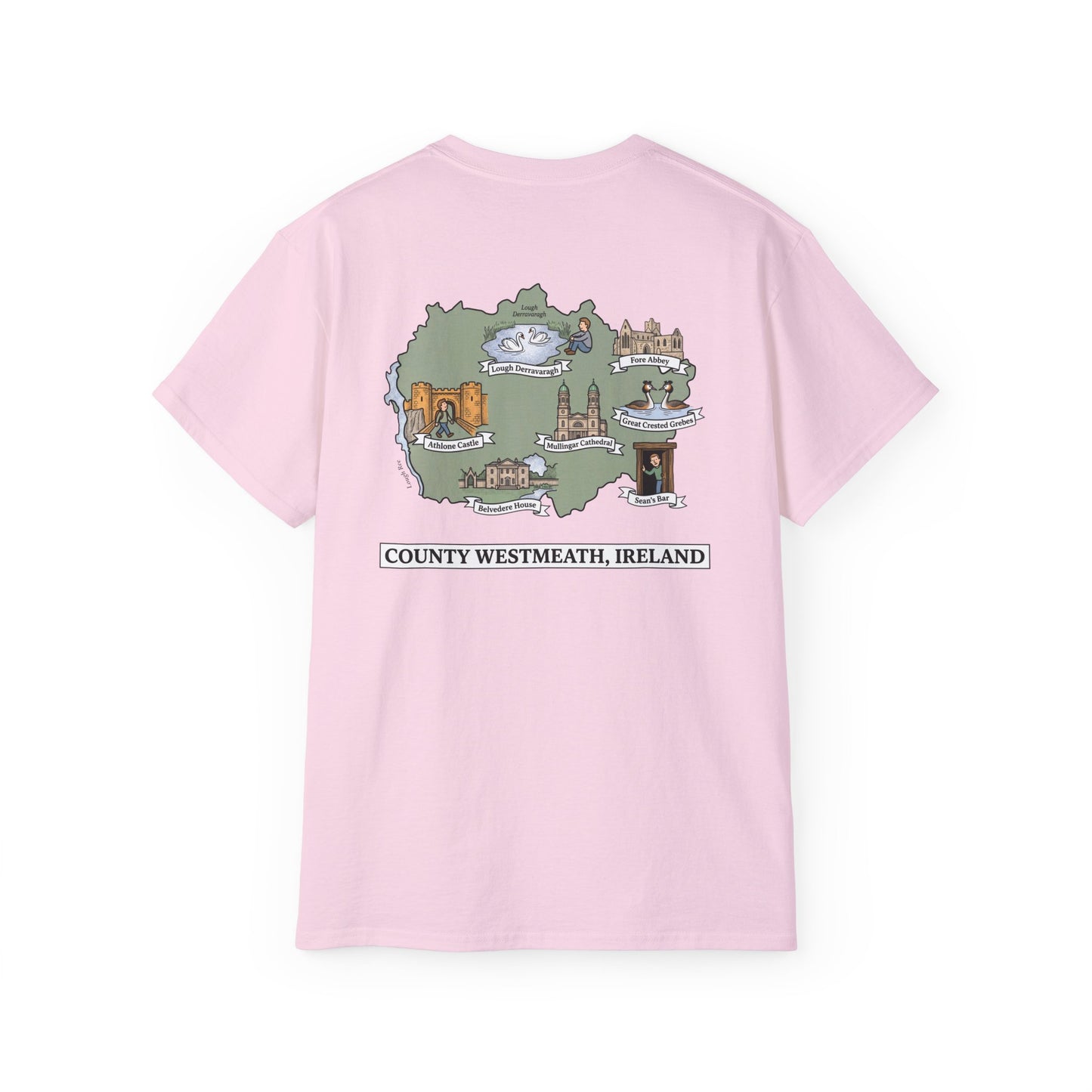 Unisex County Westmeath Landmark T Shirt