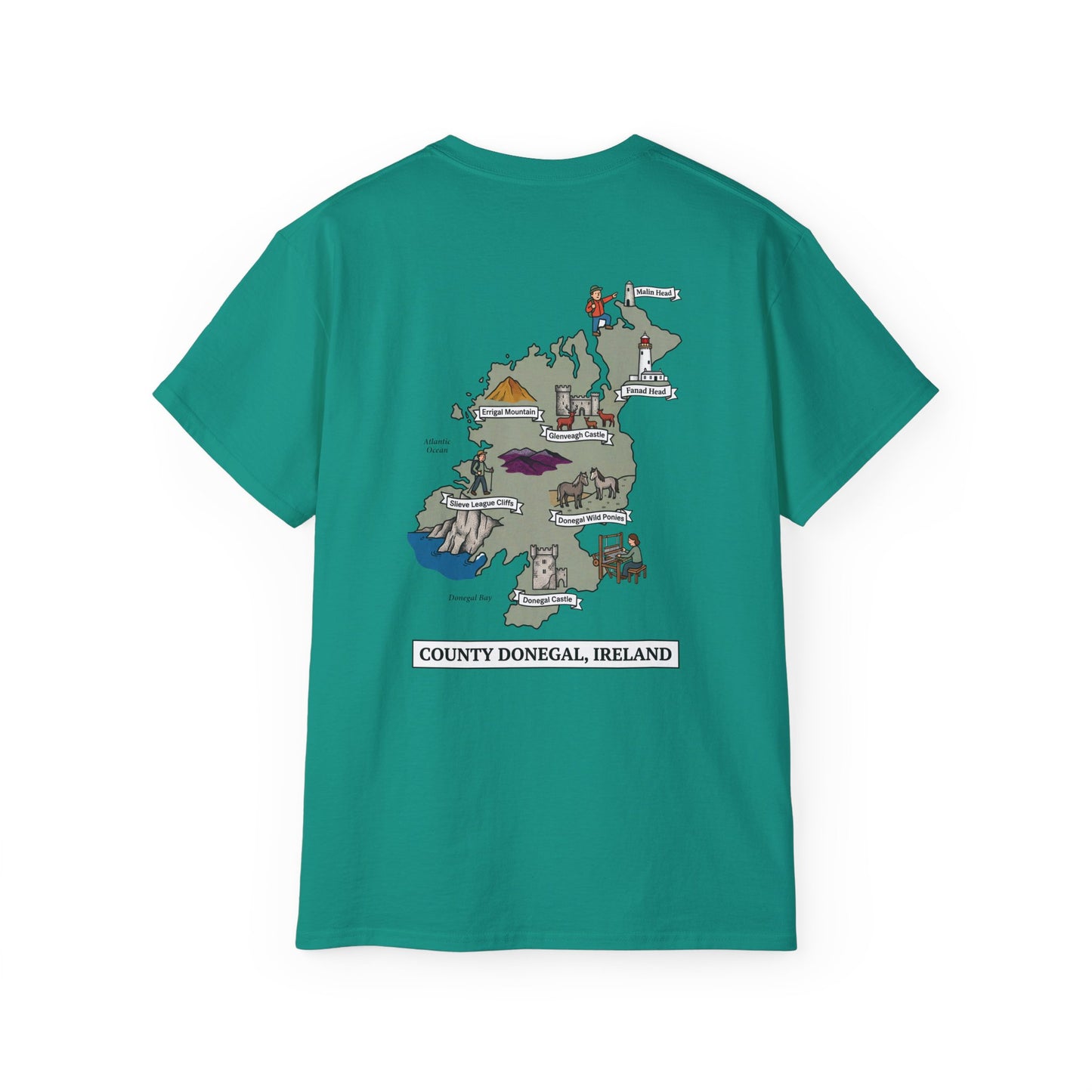 Unisex County Donegal Landmark T Shirt