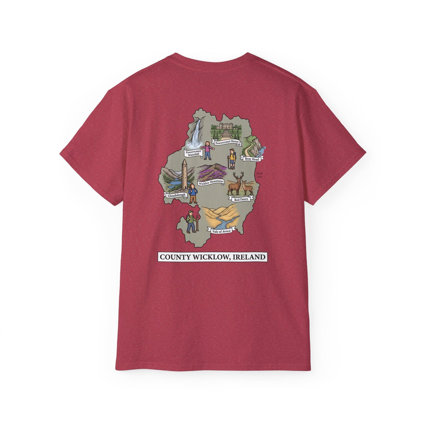 Unisex County Wicklow Landmark T Shirt