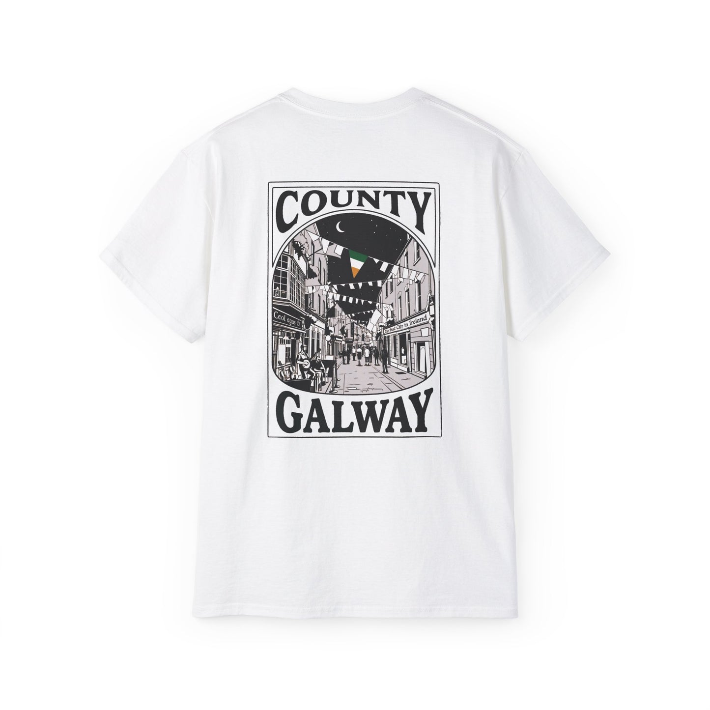 Unisex County Galway Quay Street T Shirt