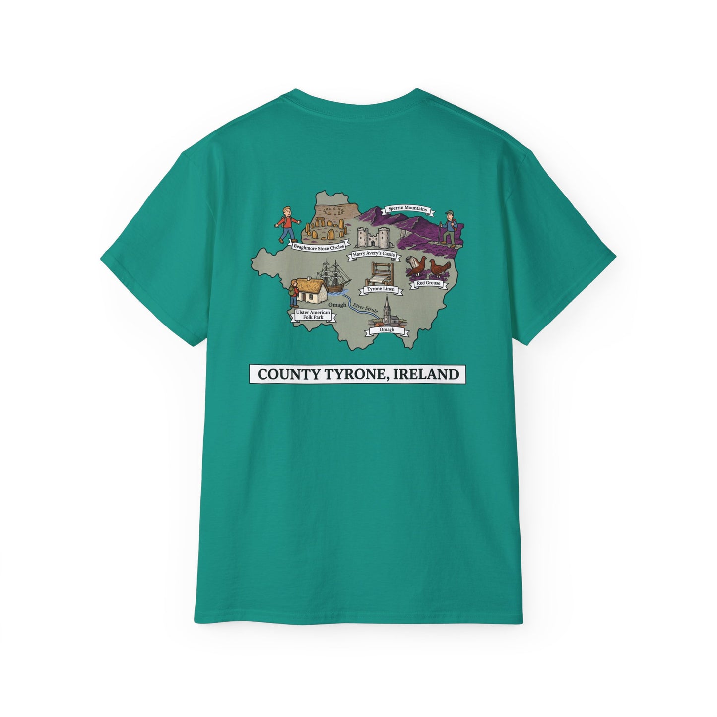 Unisex County Tyrone Landmark T Shirt