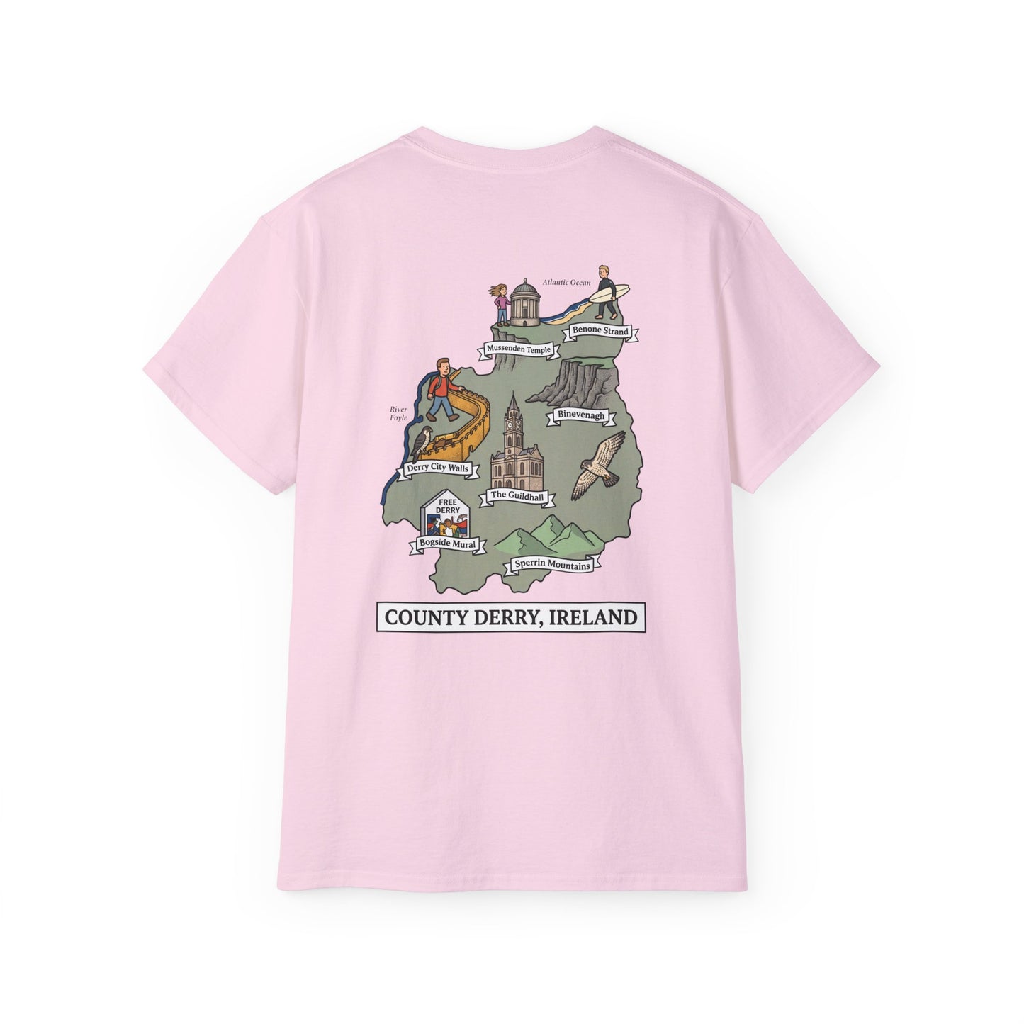 Unisex County Derry Landmark T Shirt
