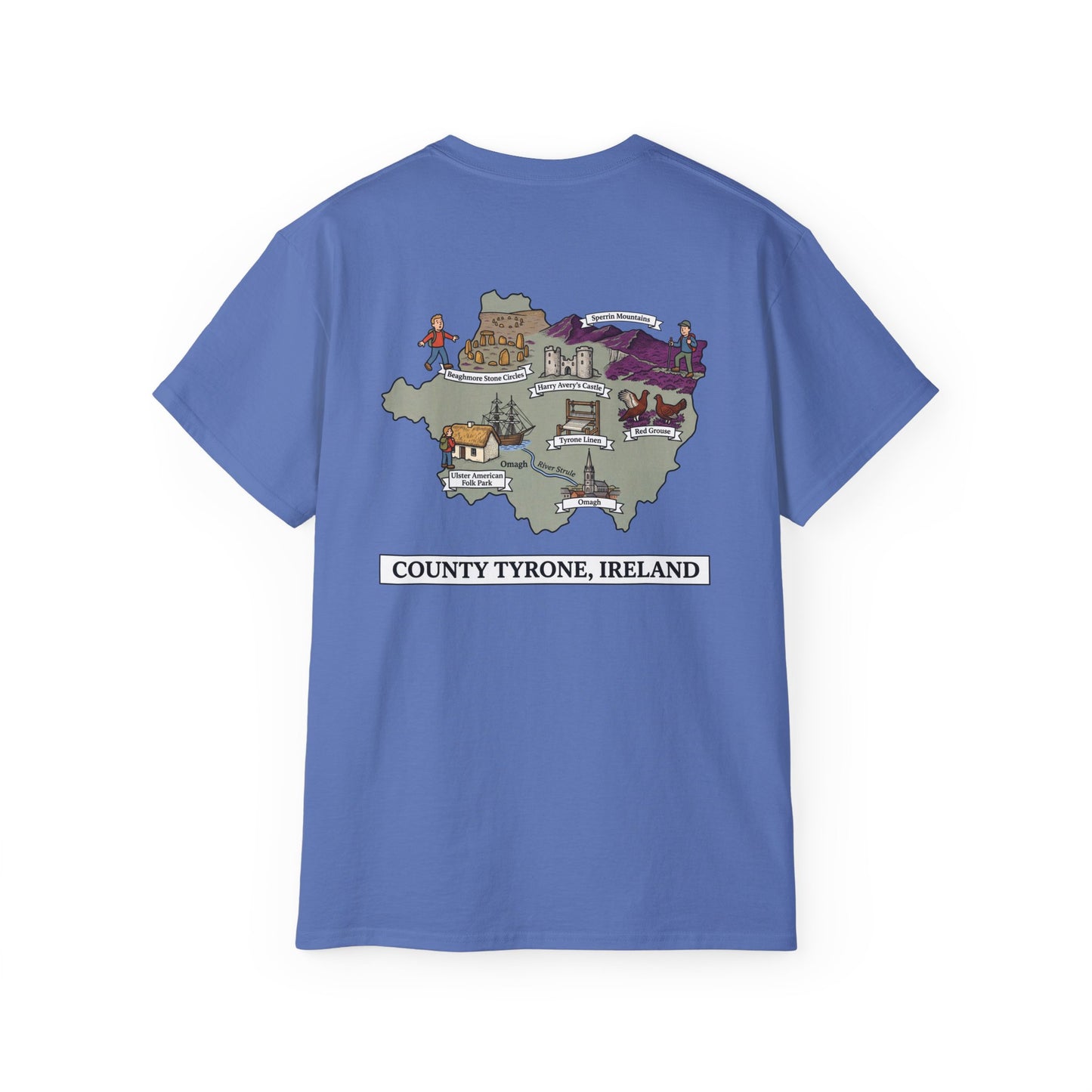 Unisex County Tyrone Landmark T Shirt