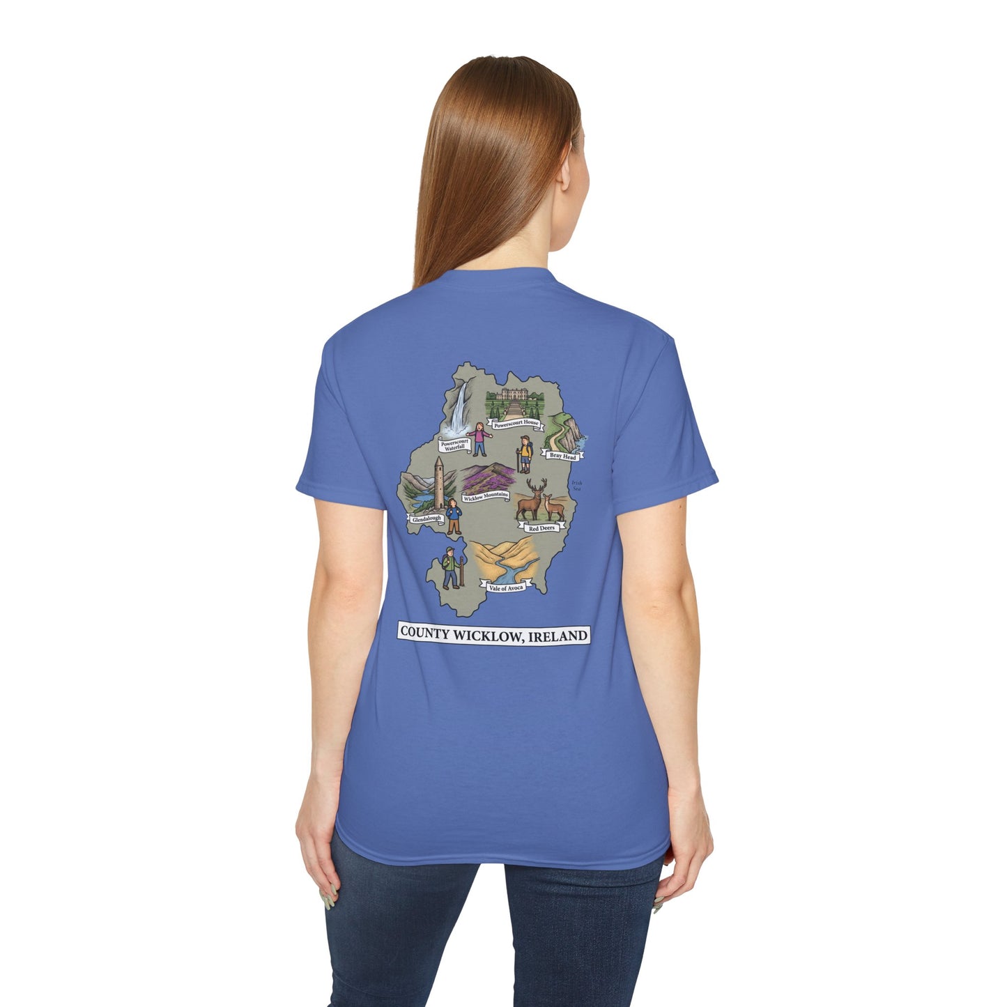 Unisex County Wicklow Landmark T Shirt