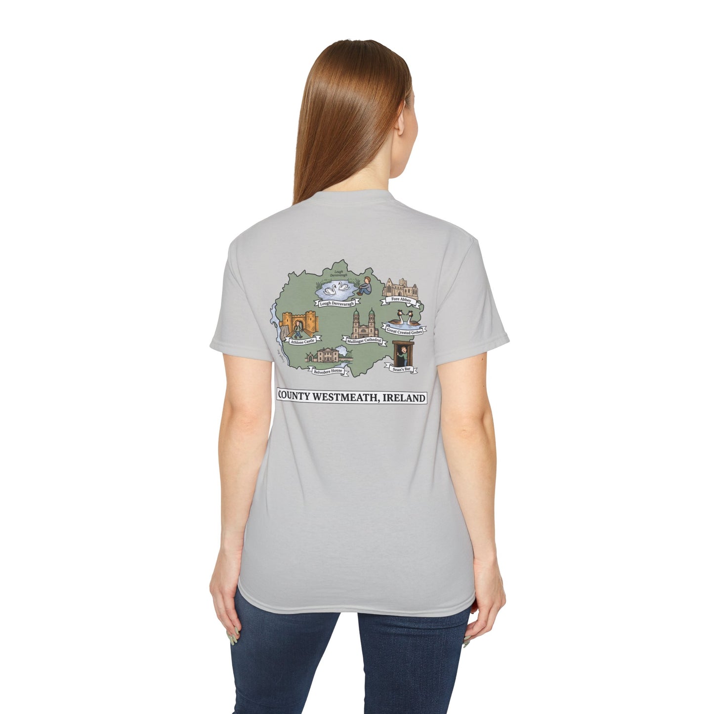 Unisex County Westmeath Landmark T Shirt