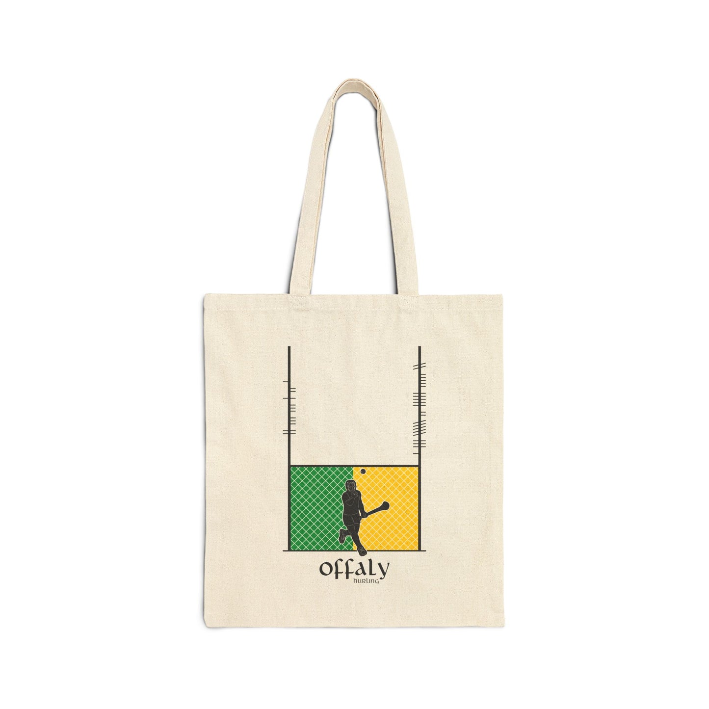 County Offaly Ogham Hurling Tote Bag | Irish Hurling | Ogham Language