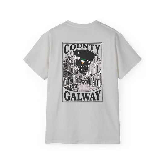 Unisex County Galway Quay Street T Shirt