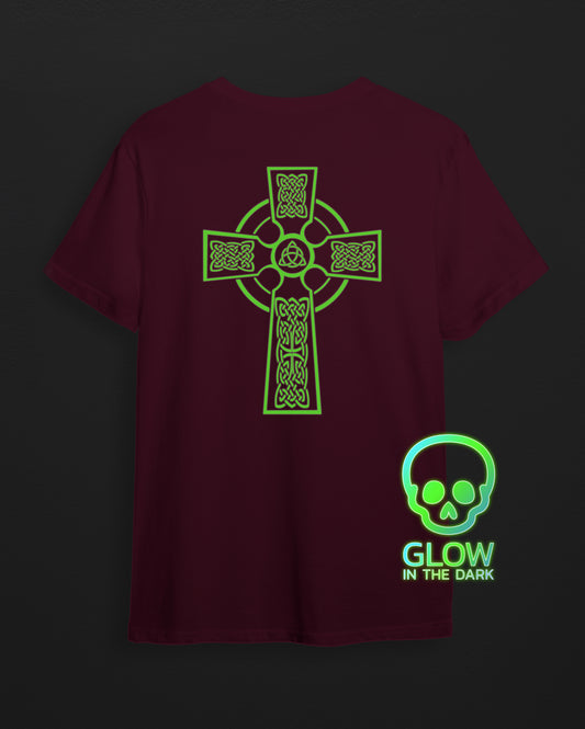 Celtic Cross - Glow in the Dark - Pink